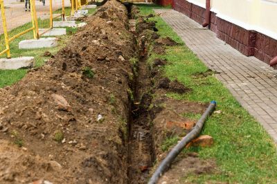French Drain Repair in Spring