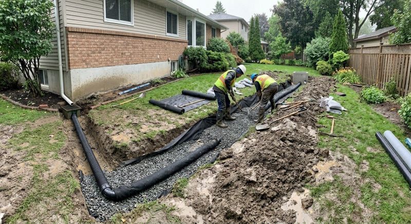 Landscaping Drainage Installation in Birmingham, AL